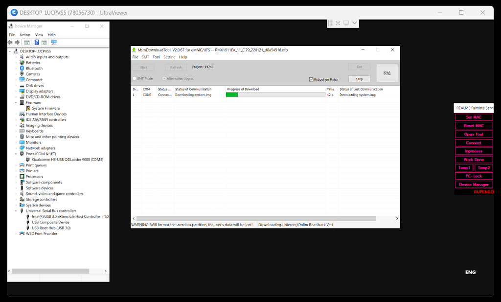 New Rcsm Flash Tool | Realme MsmDownloadTool