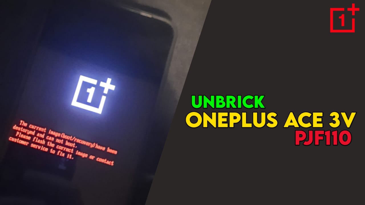 OnePlus Ace 3v PJF110 EDL Flash File Download