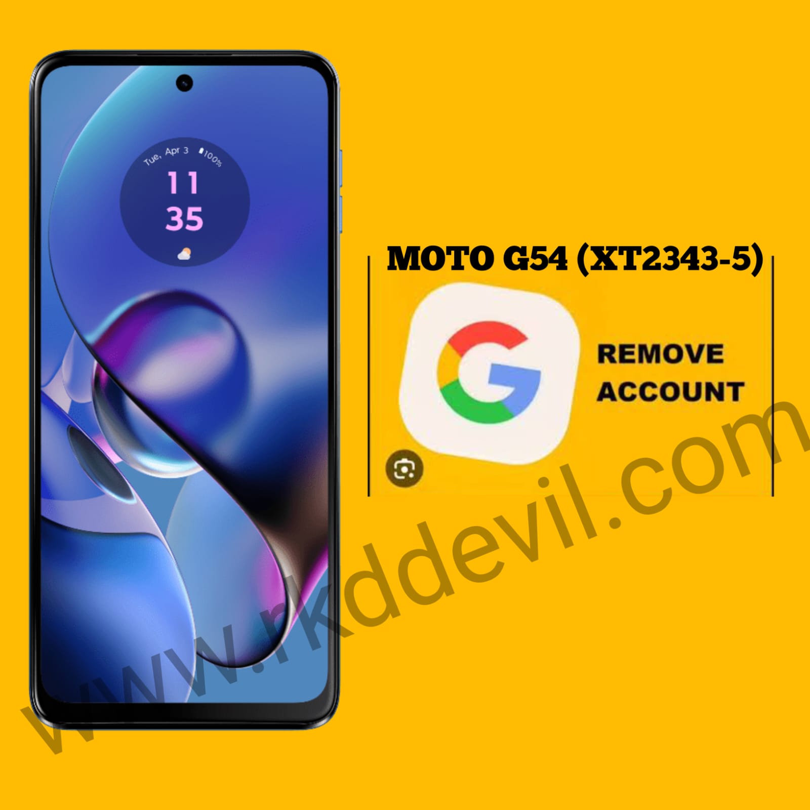 Moto G54 (XT2343-5) New Patch FRP Unlock File Download