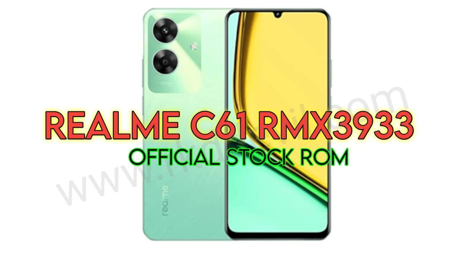 Realme C61 RMX3933 Flash File Download